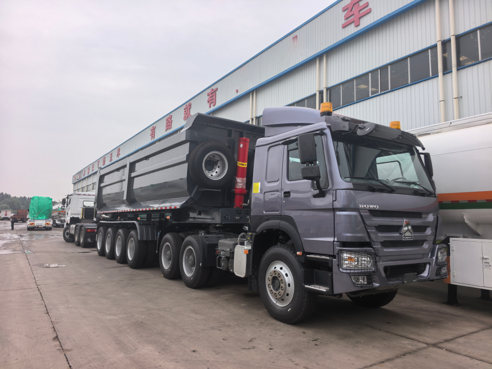 I rimorchi di dump per veicoli Derun sono stati spediti con successo in Algeria