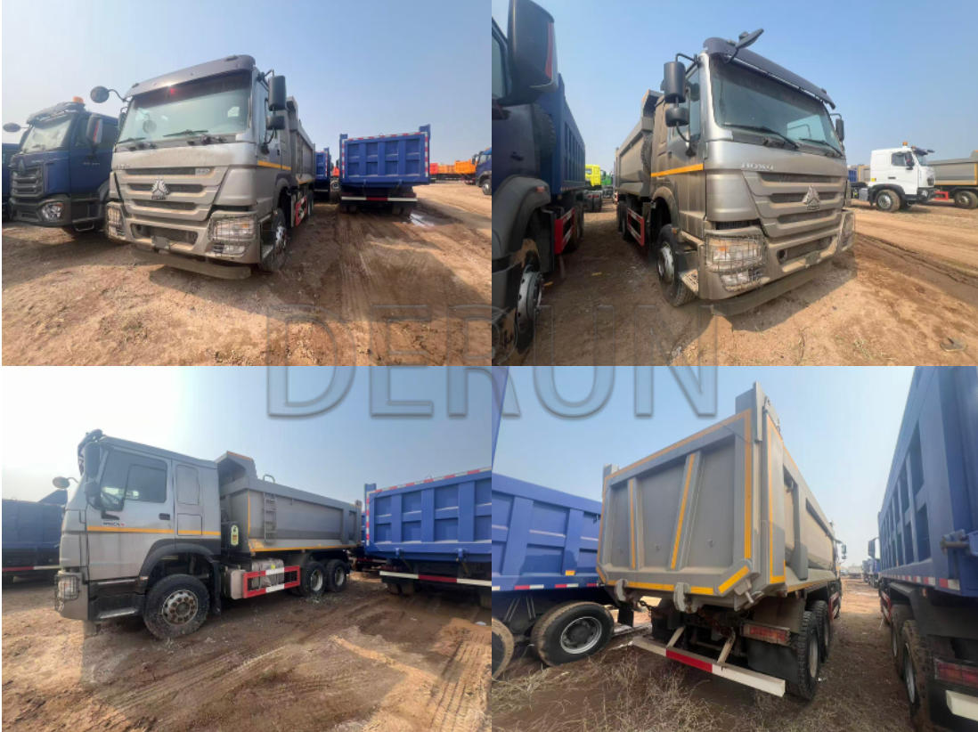 Autocarro con cassone ribaltabile SINOTRUK Howo 6x4 spedito con successo in Algeria