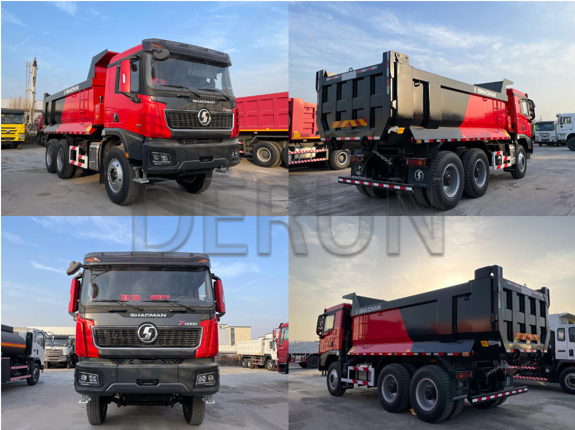Esportazione di autocarro con cassone ribaltabile SHACMAN X5000 6x4 in Perù