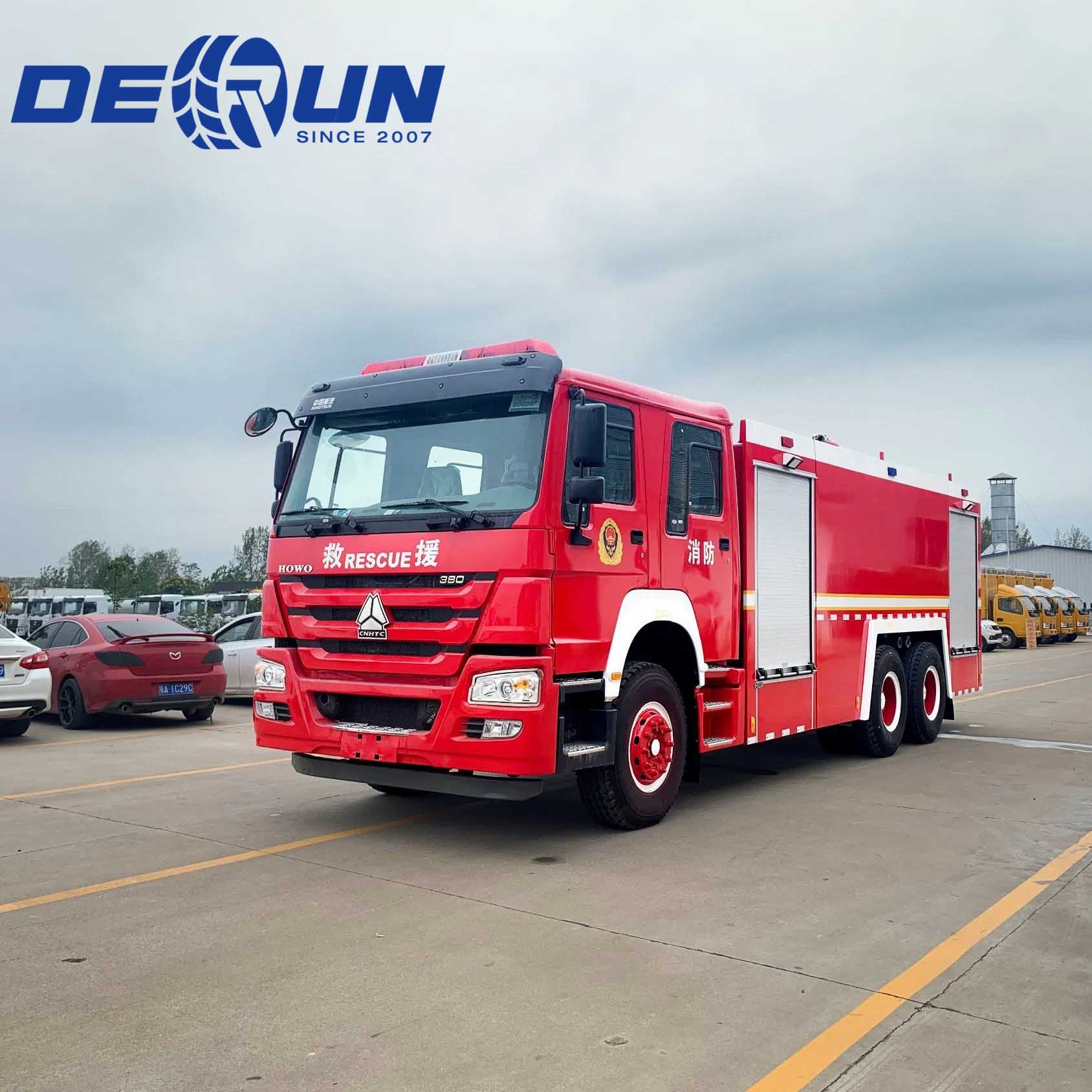 Come scegliere un camion dei pompieri industriale per carichi pesanti: perché il Sinotruk Howo 6x4 si distingue