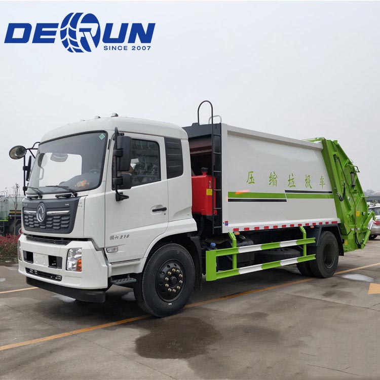 Dongfeng 4x2 camion compressore per rifiuti a sei ruote