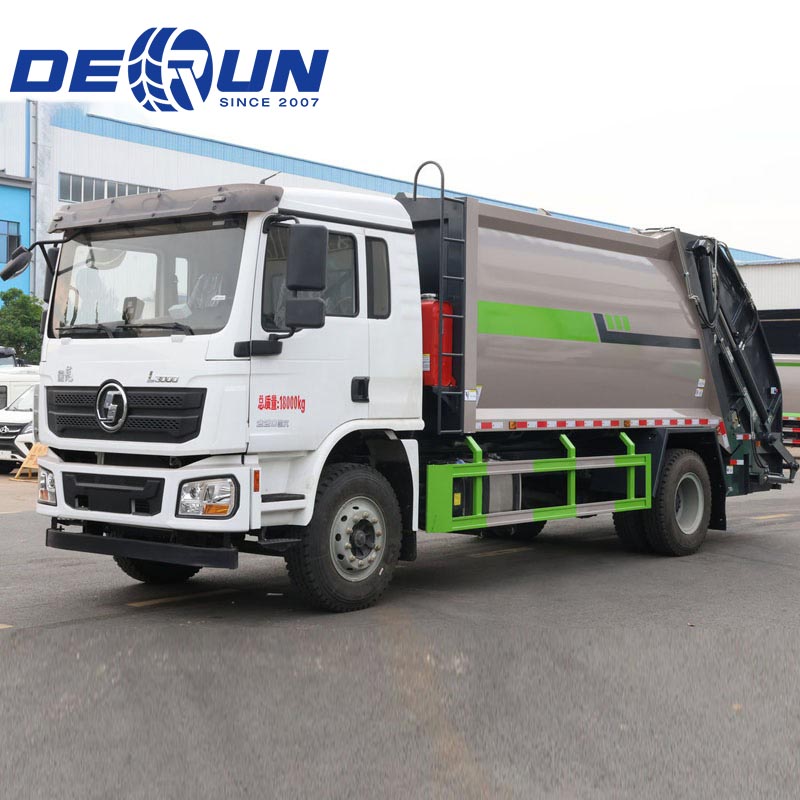 Autocarro leggero con compressore per rifiuti Shacman X9 4x2 L3000