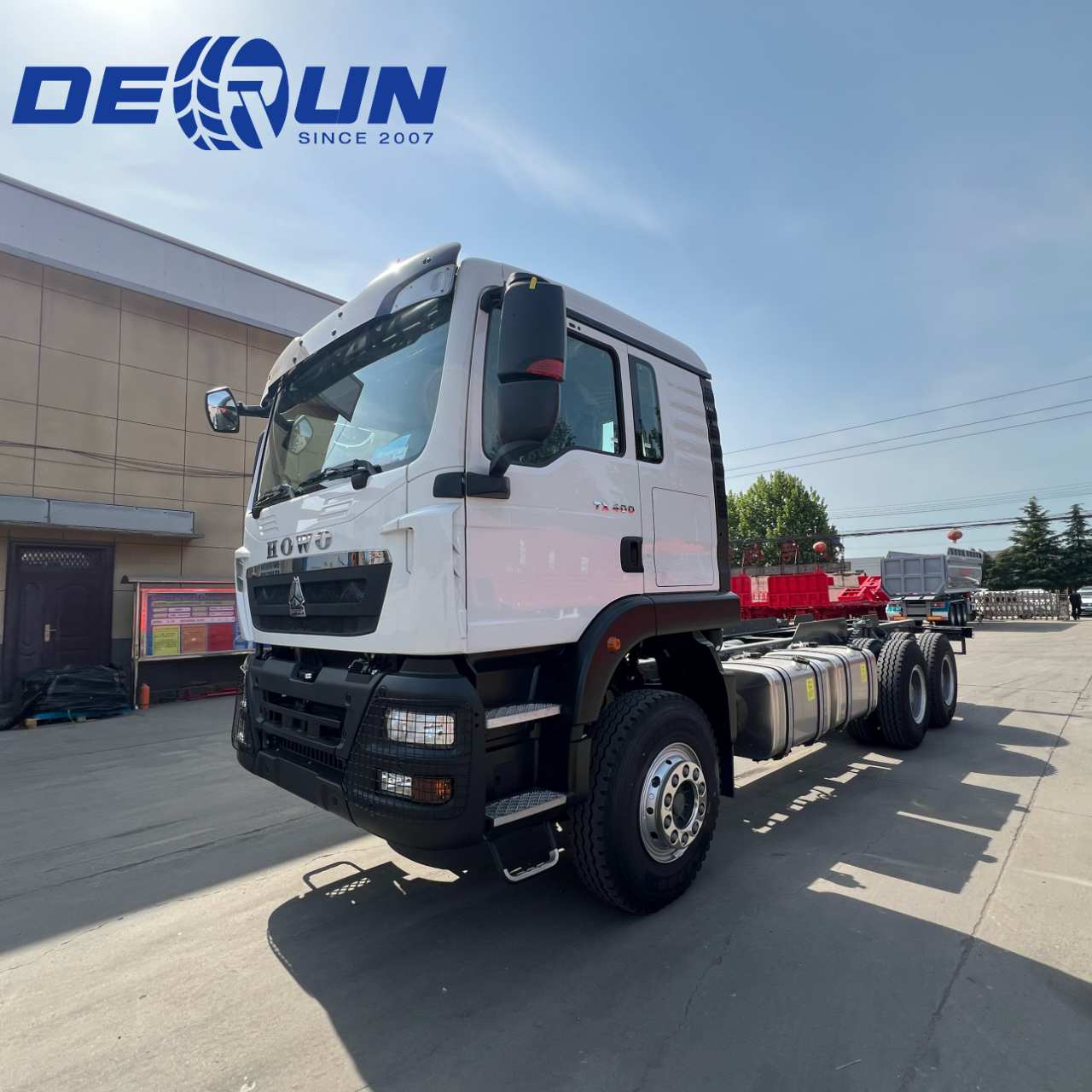 Sinotruk Howo 6x4 TX Cargo Chassis Truck per Etiopia