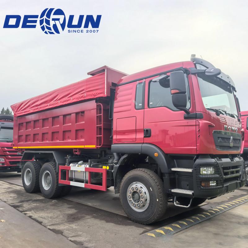 Autocarro con cassone ribaltabile Sinotruk Howo TX 6x4 336HP per Etiopia e Gibuti